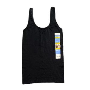 Ellen Tracy Women's Seamless Smooth Wide Strap Reversible Scoop/V-Neck Camisole